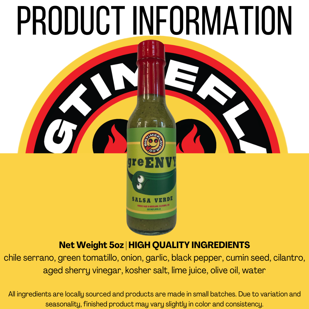 NEW! Green Envy Salsa Verde
